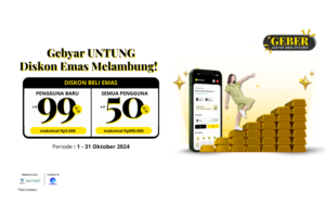 Geber Diskon di Bulan Oktober! Nikmati Diskon Beli Emas s.d Rp 690 Ribu!🤩💸